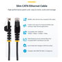 StarTech.com N6PAT25CMBKS Cable de red Cat6 U/UTP de 0,25 m RJ-45 a RJ-45