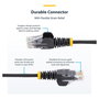 StarTech.com N6PAT25CMBKS Cable de red Cat6 U/UTP de 0,25 m RJ-45 a RJ-45