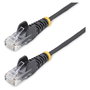StarTech.com N6PAT25CMBKS Cable de red Cat6 U/UTP de 0,25 m RJ-45 a RJ-45