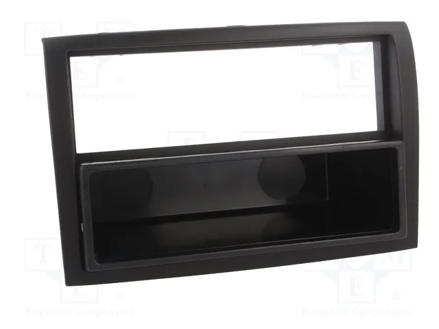 PER.PIC. Bastidor de montaje de radio negro con 2 ISO y estantería para Citroën, Fiat y Peugeot PER.PIC. Bastidor de montaje de radio negro con 2 ISO y estantería para Citroën, Fiat y Peugeot