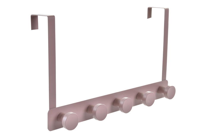 DKD Home Decor Perchero Glam Marron Crema Metal 5 x 20 x 33 cm (4 Unidades)