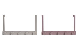 DKD Home Decor Perchero Glam Marron Crema Metal 5 x 20 x 33 cm (4 Unidades)