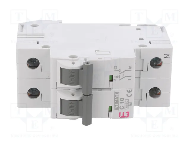 ETI POLAM ETIMAT 6 Interruptor magnetotérmico 10A 1+N