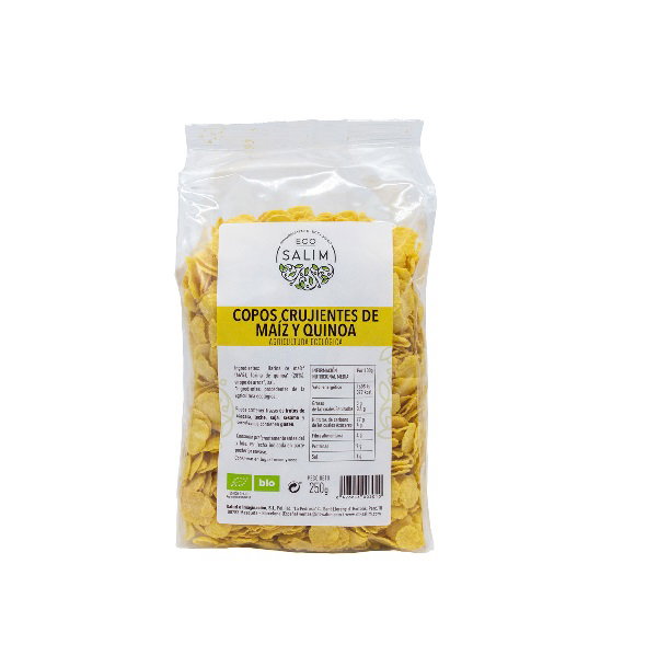 ECO SALIM Copos de Maíz Quinoa Crujientes BIO 250g