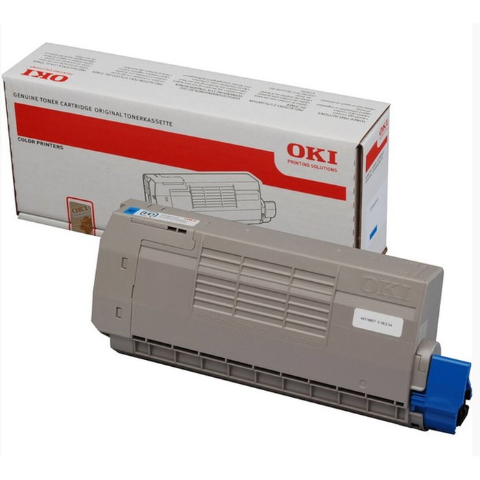 Oki Cartucho de Tóner 44318607 Cian Estándar Oki Cartucho de Tóner 44318607 Cian Estándar