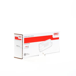 OKI Toner 44318607 Cyan - Tóner de color cian para impresoras y multifuncionales OKI