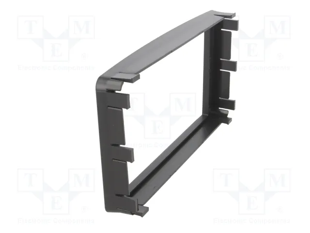 ACV Bastidor de montaje de radio para Mitsubishi 2 DIN, Negro