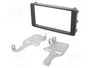 ACV Bastidor de montaje de radio para Mitsubishi 2 DIN, Negro