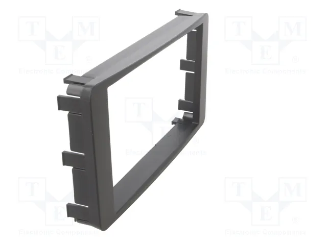 ACV Bastidor de montaje de radio para Mitsubishi 2 DIN, Negro