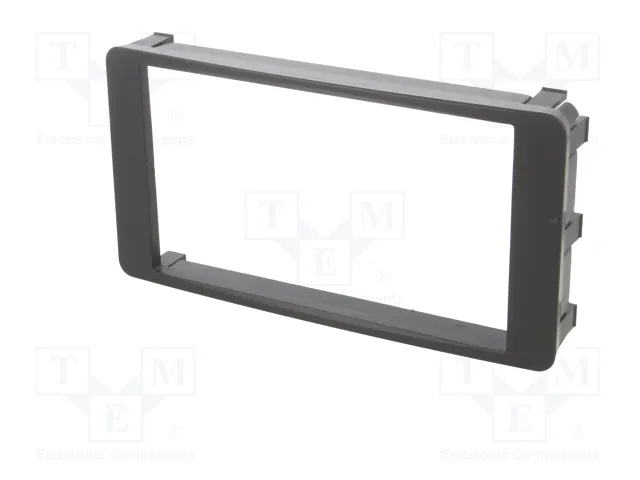 ACV Bastidor de montaje de radio para Mitsubishi 2 DIN, Negro