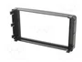 ACV Bastidor de montaje de radio para Mitsubishi 2 DIN, Negro