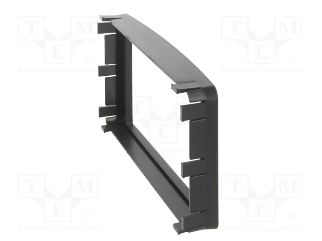 ACV Bastidor de montaje de radio para Mitsubishi 2 DIN, Negro