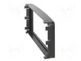 ACV Bastidor de montaje de radio para Mitsubishi 2 DIN, Negro