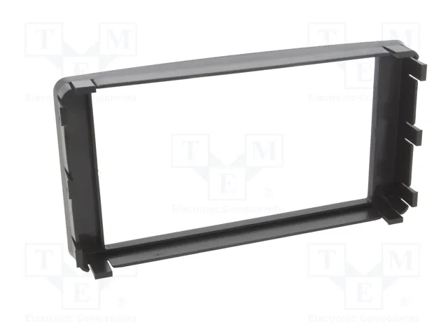 ACV Bastidor de montaje de radio para Mitsubishi 2 DIN, Negro