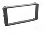 ACV Bastidor de montaje de radio para Mitsubishi 2 DIN, Negro