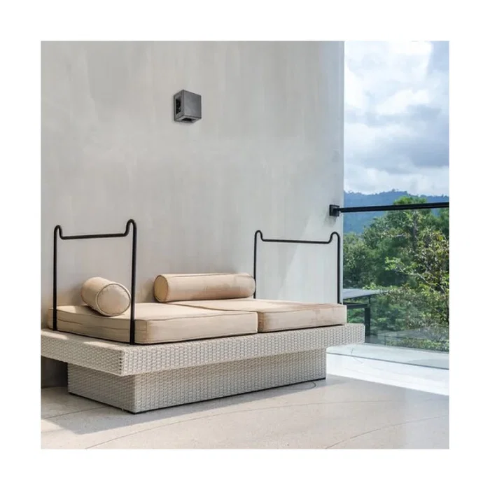 Rabalux Aplique de Exterior LED "Lippa" 6W 190Lm IP54 Blanco Cálido 3000K para Pared Moderno Negro Modelo RAB-7317