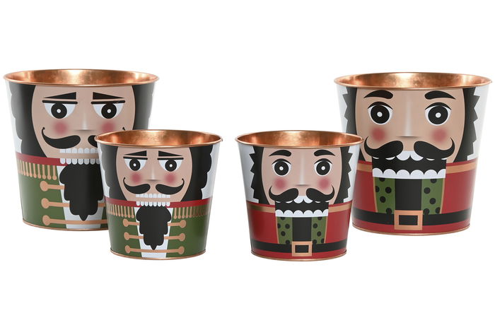 DKD Home Decor Caja Navidad Tradicional Multicolor Metal Set de 2 (6 Unidades) 17.5 x 17.5 x 16.5 cm DKD Home Decor Caja Navidad Tradicional Multicolor Metal Set de 2 (6 Unidades) 17.5 x 17.5 x 16.5 cm