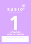 RUBIO Cuaderno A4 Estimulación Cognitiva Atención Nº 1