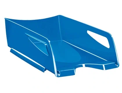 Cep Bandeja sobremesa maxi de gran capacidad, plástico azul, 386x270x115 mm Cep Bandeja sobremesa maxi de gran capacidad, plástico azul, 386x270x115 mm