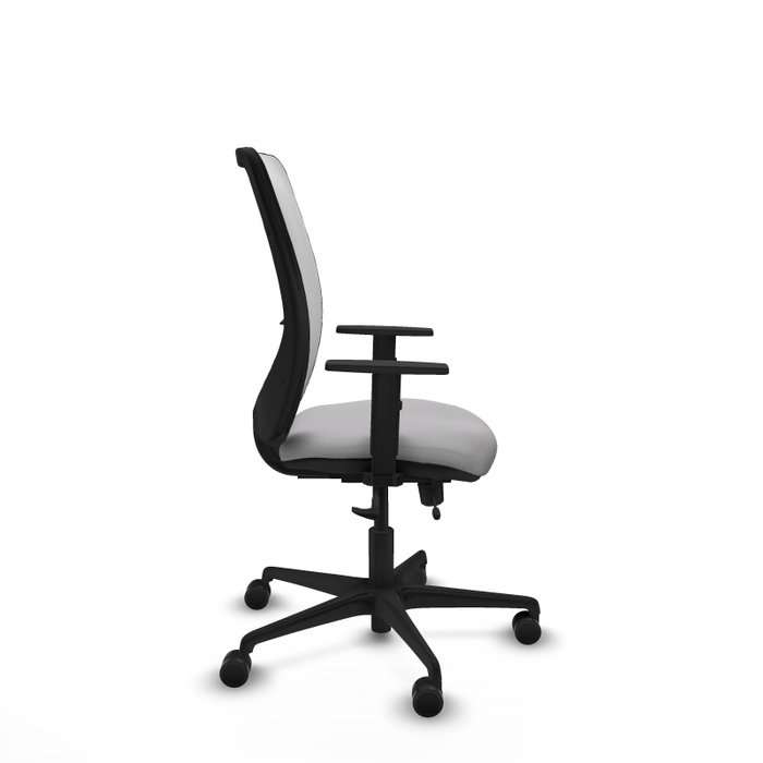 PIQUERAS Y CRESPO Silla de oficina Zulema Gris claro y Blanco