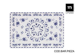 La Mediterranea Fuente Rectangular Elite Brillo Blur 30 x 20 cm (6 Unidades)