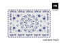 La Mediterranea Fuente Rectangular Elite Brillo Blur 30 x 20 cm (6 Unidades)
