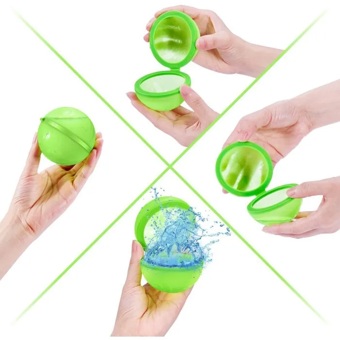 ZURU Bombas de Agua - 3 Globos de Agua Reutilizables - Juguete para Niños +4 Años