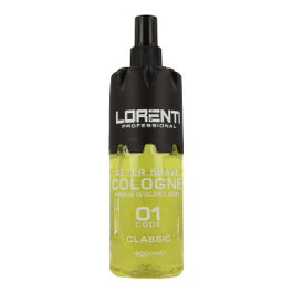 Lorenti Barber Cologne After Shave 400 ml 01 Code Classic Colonia para después del afeitado