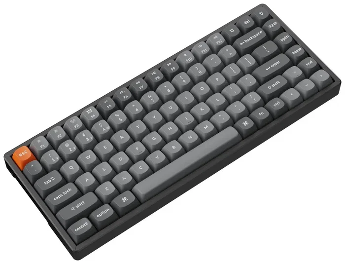 Keychron K2 Max Teclado Mecánico 75% Inalámbrico Banana Switch RGB Negro Keychron K2 Max Teclado Mecánico 75% Inalámbrico Banana Switch RGB Negro