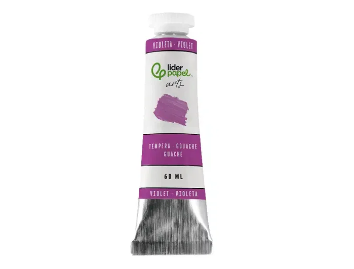 Liderpapel Témpera gouache tubo de aluminio 60 ml violeta