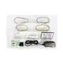 ALLNET BrickRknowledge 133907 - Tira de Luz LED RGB con 36 LEDs, 16 Colores, Mando a Distancia y Fuente de Alimentación 9V - Juego de Luces Internacional