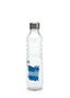 La Mediterran Botella Vidrio Decorada Tapa Acero 750 ml 6.7x6.7x28.8 cm (24 Unidades)