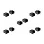 DeLOCK 86470 Cubierta de seguridad para conector RJ-45, 10 unidades