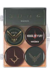 Logo Atreides &  Harkonnen Set 4 Imanes Dune