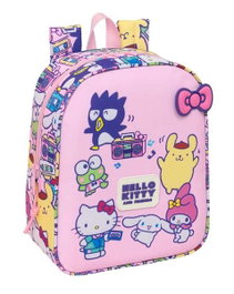 Safta Mochila de Guardería Hello Kitty & Friends Adaptable a Carro