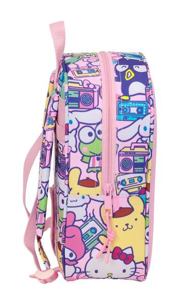 Safta Mochila de Guardería Hello Kitty & Friends Adaptable a Carro