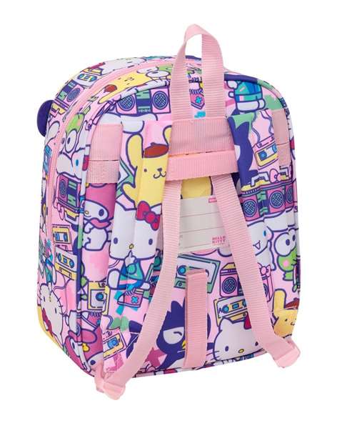 Safta Mochila de Guardería Hello Kitty & Friends Adaptable a Carro