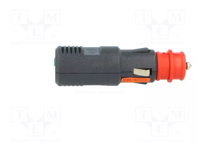 PRO CAR Enchufe de mechero de coche con borna de tornillo, 16A PRO CAR Enchufe de mechero de coche con borna de tornillo, 16A