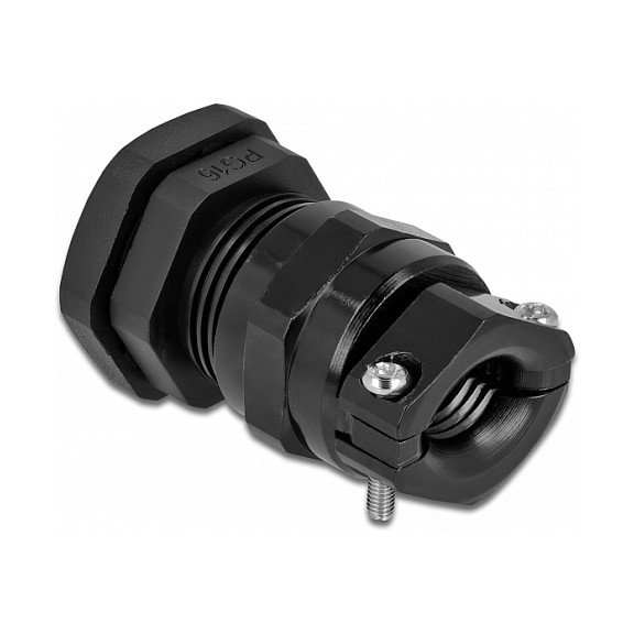 DeLOCK Prensaestopas PG16 con alivio de tensión y protección contra la flexión negro DeLOCK Prensaestopas PG16 con alivio de tensión y protección contra la flexión negro