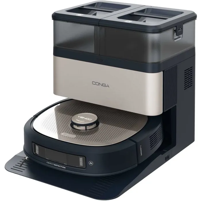 Cecotec Conga Z100 Robot Aspirador y Fregador 20.000 Pa Negro/Acero Inoxidable - AACFH04092 Cecotec Conga Z100 Robot Aspirador y Fregador 20.000 Pa Negro/Acero Inoxidable - AACFH04092