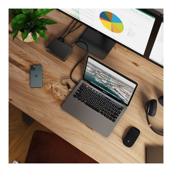 ALOGIC DUTHDPR Docking Station Universal Twin HD USB-C & USB-A 85W
