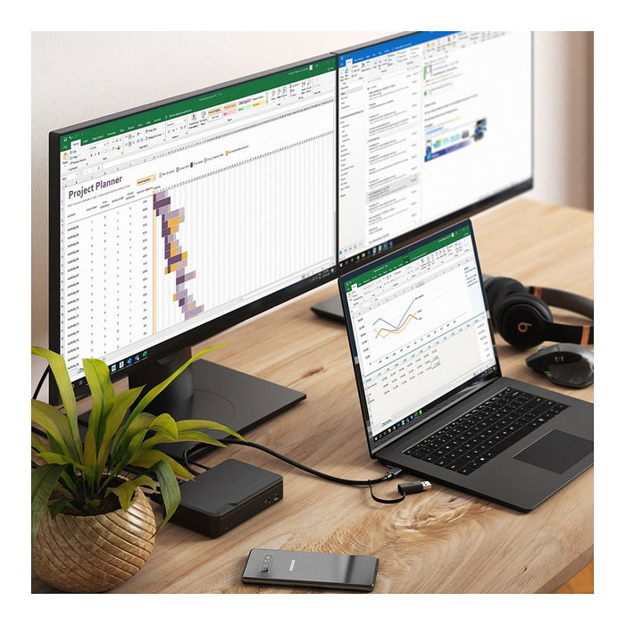 ALOGIC DUTHDPR Docking Station Universal Twin HD USB-C & USB-A 85W