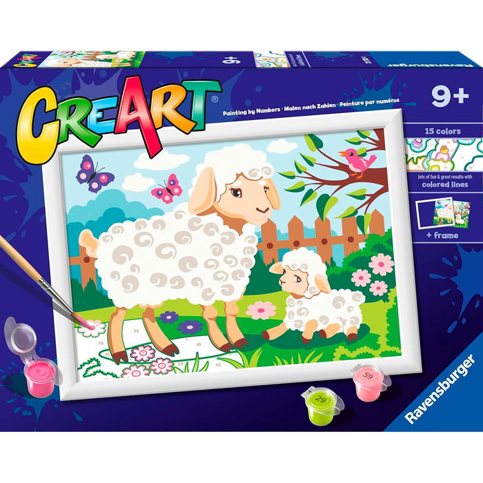 Ravensburger Creart Serie D Classic Pecorelle 23723 Juego de Pintura por Números Ravensburger Creart Serie D Classic Pecorelle 23723 Juego de Pintura por Números