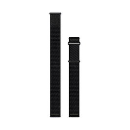 Garmin Correa de Nylon de 22 mm Negro/Gris pizarra con Cambio Rápido
