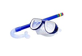 Poessa Conjunto de Máscara y Tubo de Respiración Infantil en PVC