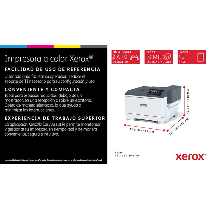 Xerox C410V_DN Impresora Láser Color A4 40 ppm Dúplex