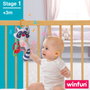 Winfun Peluche sonajero mapache