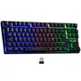 The G-Lab KEYZ CESIUM TKL WIRELESS Teclado para Gaming Inalámbrico AZERTY Negro