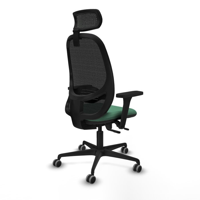 PIQUERAS Y CRESPO Silla de oficina Cilanco Verde esmeralda y Negro PIQUERAS Y CRESPO Silla de oficina Cilanco Verde esmeralda y Negro