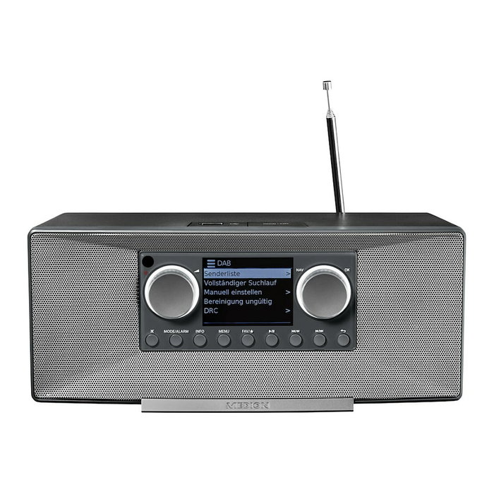 Medion MD 89289 Internetradio, Radio DAB+ y FM, Bluetooth, WiFi, 12W, Pantalla TFT 2.8", Gris